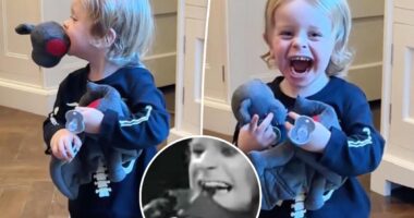 Kelly Osbourne's toddler bites off bat's head in Halloween nod to grandpa Ozzy