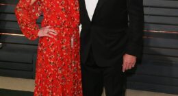 Kelsey Grammer just revealed he recently welcomed his eighth child, son Christopher, with fourth wife Kayte Walsh (pictured in 2017)