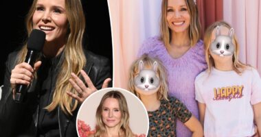 Kristen Bell's pre-teen daughters warned her red carpet dress was 'too sexy'