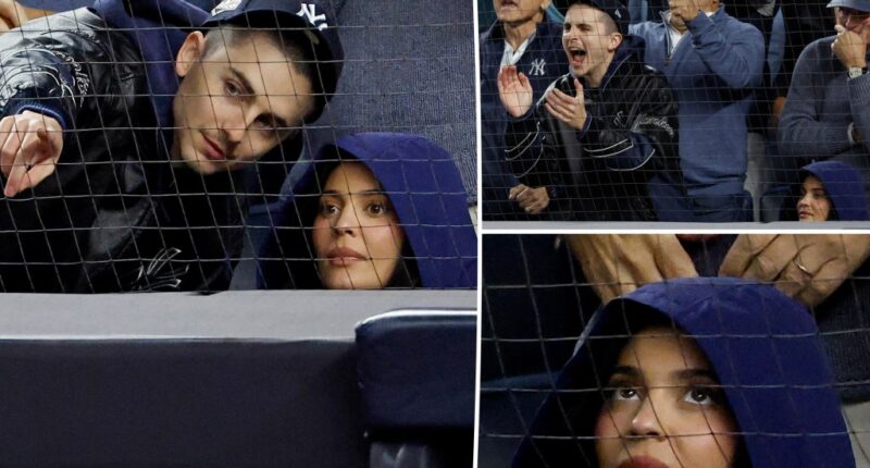 Kylie Jenner can't hide boredom as Timothée Chalamet loses his mind at Yankees game