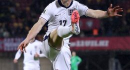 Anthony Gordon delivered a superb display against Latvia and took his goal well