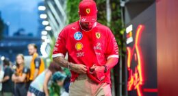 Lewis Hamilton cuts a lonely figure without his beloved vegan dog Roscoe on his return to the F1 paddock, after he was forced to have him put down