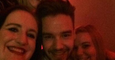 Liam Payne's devastated sister Ruth, (right) appears to have taken swipe at his ex Kate Cassidy as she took to social media to accuse people of 'using his death for fame'