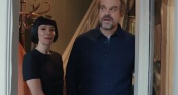 David Harbour made a joke about cheating while stood beside then wife Lily Allen during a tour of their Brooklyn townhouse, two years before their split and her album about his infidelity
