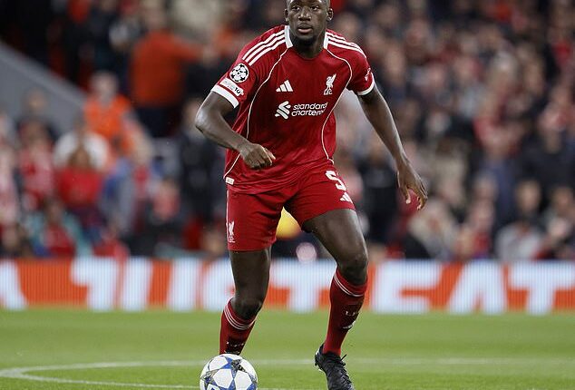 Liverpool have been dealt a fresh blow after first-team star Ibrahima Konate was forced to withdraw from international duty with injury on Saturday - days ahead of facing Man United