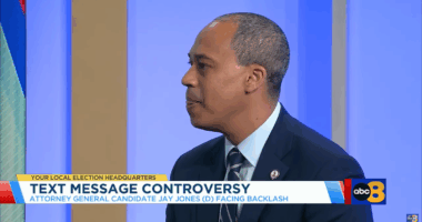 Jay Jones during an interview.