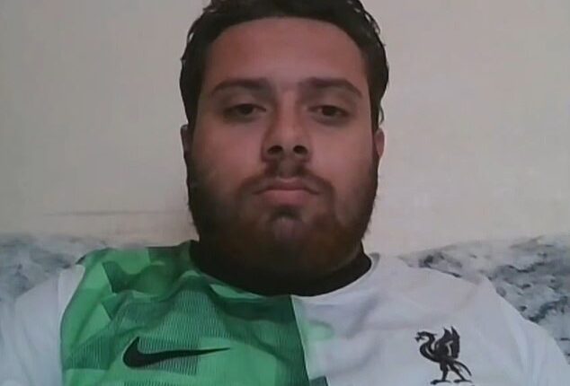 Bus driver Isaac, 21, (above) was sacked after wearing a Liverpool shirt, leading to travel chaos