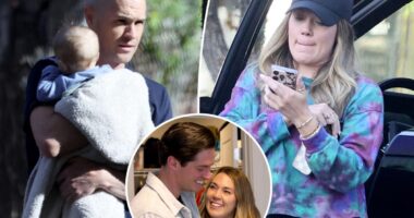 'Love Is Blind' star 'Sparkle Megan' spotted with mystery man, baby