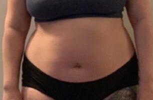 Madison Benbow, 37, couldn't believe it when she saw '100' on the scales (pictured in 2019)