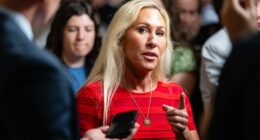 Georgia Republican Rep. Marjorie Taylor Greene criticized 'weak' Republican men in the House of Representatives and said they were responsible for holding their female counterparts back
