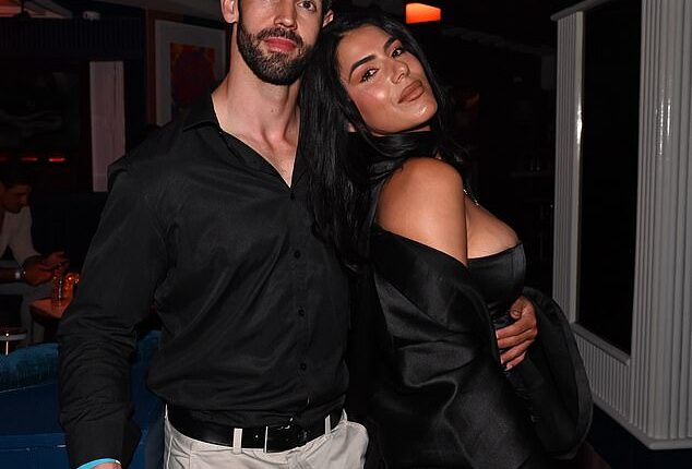 Married At First Sight stars Carina Mirabile and Ryan Donnelly turned heads on Saturday night as they stepped out together for the grand opening of Pelicano's new Discotek in Sydney