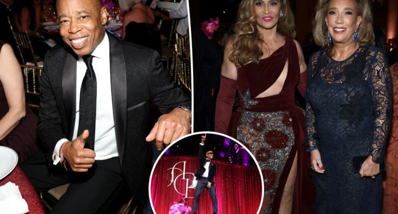 Mayor Eric Adams vows he's 'not going anywhere' at Denise Rich's Angel Ball