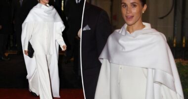 Meghan Markle makes Paris Fashion Week debut at Balenciaga show