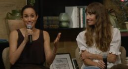Meghan Markle's 'longtime friend' Courtney Adamo has seemingly brushed off their recent 'awkward exchange' by paying a gushing tribute to the Duchess of Sussex