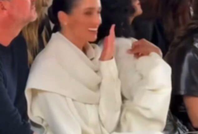 The Duchess has been criticised after a widely circulated video online showed her laughing while sat on the front row during the Balenciaga show