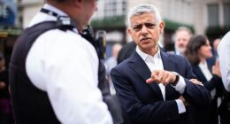Sadiq Khan (pictured) has been accused of helping 'cover up' abuse by London grooming gangs