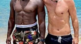 Micah Richards showed off his impressive physique a couple of years ago alongside Jamie Redknapp on A League of Their Own