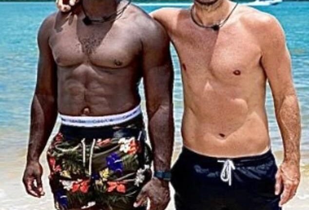 Micah Richards showed off his impressive physique a couple of years ago alongside Jamie Redknapp on A League of Their Own