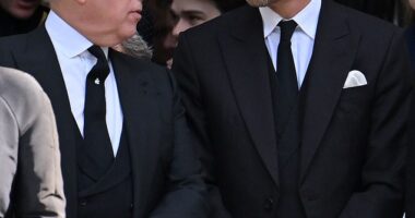 The Prince of Wales appeared to reveal his true thoughts about the Duke of York during the Duchess of Kent's funeral last month