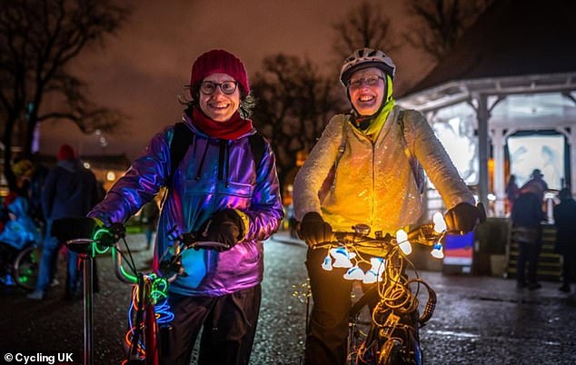 More than 40 'glow rides' are scheduled for the evening of Wednesday 22 October to highlight the need for safer routes for female cyclists riding after dark