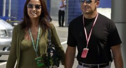French racing driver Jean Alesi with his wife Kuniko Goto. He took exception, rightly, to an erroneous story I had written about the pair