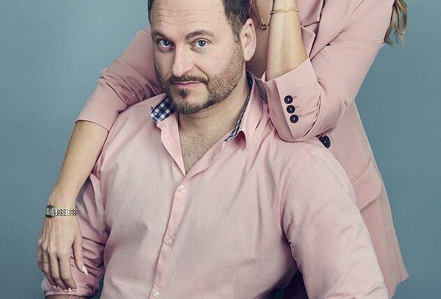 Cornel with his wife Julie before the hair transplant