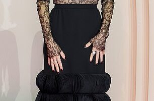 Naomi Watts stole the spotlight from co-star Kim Kardashian as she attended the premiere of the Disney+ series All's Fair on Tuesday