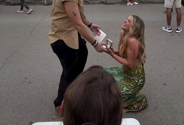 Natalie Bassingthwaighte, 50, and her partner Pip Loth are now engaged