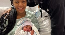 A new dad who proposed just minutes after his girlfriend gave birth has sparked a fierce debate online about whether or not it was an appropriate moment to get down on one knee