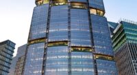 The new 'jewel-like' skyscraper has a distinctive 'crown' design at the top of its 479ft structure