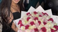 The glamorous mother of the Champions League's latest star has left fans stunned