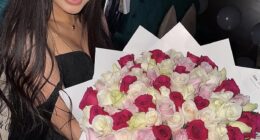 The glamorous mother of the Champions League's latest star has left fans stunned