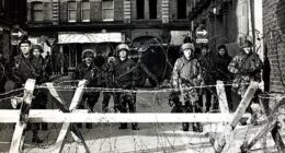 Furious veterans demanded on Thursday night that Labour halts the witch hunts against them after a paratrooper, known only as Soldier F and now in his seventies, was cleared of Bloody Sunday shootings. Pictured: British troops on Bloody Sunday