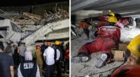 Over 60 Children Buried Under Collapsed School As Rescuers Race To Find Survivors
