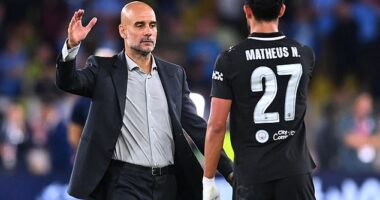 Pep Guardiola has predicted that Matheus Nunes can become one of the world’s preeminent full backs