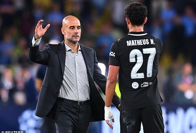 Pep Guardiola has predicted that Matheus Nunes can become one of the world’s preeminent full backs