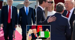 Donald Trump has been crowned the ‘Peace President’ by American voters after brokering a historic Middle East deal that secured the release of Israeli hostages and negotiated a delicate ceasefire between bitter enemies. Trump promised a 'new dawn' and the 'end of an age of terror and death' as his 20-point peace plan was signed in Sharm el-Sheikh, Egypt to mark the end of the two-year Gaza war .