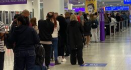 Prague airport: hour-long queues as EU entry-exit system takes effect