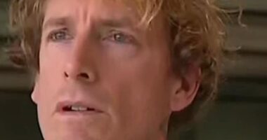 Duo Marty Arty and Michael Brookhouse (pictured) were performing at Melbourne's Marvel Stadium this weekend as part of a Nitro Circus event when the pre-arranged stunt went horribly awry