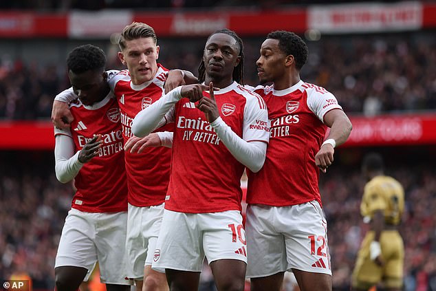 Eberechi Eze scored the only goal of the game as Arsenal squeezed past Crystal Palace
