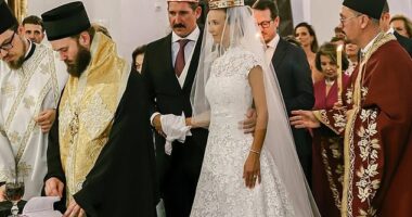 Prince Alexander of Serbia, 43, ties the knot for a second time as he weds glamorous dentist Dr Vesna Jelić in lavish ceremony attended by senior royals