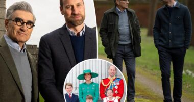 Prince William gives rare Kate Middleton cancer update in vulnerable talk with Eugene Levy