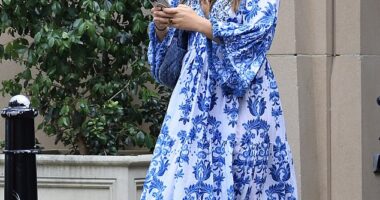 Princess Ingrid Alexandra of Norway made a low-key appearance as she attended the Royal Randwick races for Everest day on Saturday (pictured)