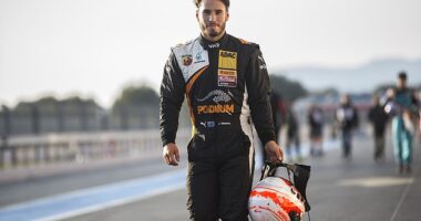 An Australian race car driver accused of raping a nurse caring for former F1 world champion Michael Schumacher was today identified as Joey Mawson (pictured)