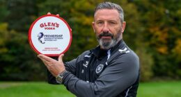 McInnes was named Manager of the Month after a blistering start to the season with Hearts