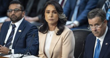 A sharp divide at the top of America's national security apparatus is bursting into public view as the FBI has told Congress it 'strongly' opposed a plan that would hand the nation's counterintelligence reins to the Office of the Director of National Intelligence. The bureau reportedly warned lawmakers against expanding the authority of Director of National Intelligence Tulsi Gabbard , a letter obtained by the New York Times showed. Gabbard's office would gain sweeping new power under the proposal that was shot down by Congress - highlighting growing unease and division across federal agencies.