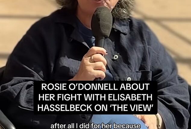 Rosie O'Donnell claimed a 2007 argument with Elisabeth Hasselbeck on The View was 'a setup' instigated by producers in a new interview