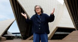 Rosie O'Donnell (pictured) has arrived in Australia after fleeing the USA amid her war of words with Donald Trump