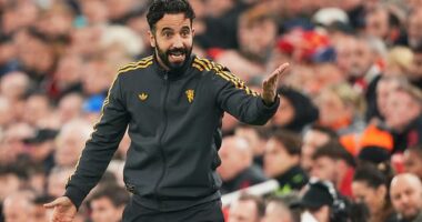 Ruben Amorim has hit back at Arne Slot following comments on Manchester United's tactics against Liverpool