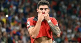 Ruben Neves fights back tears and pays touching tribute to best friend Diogo Jota after scoring dramatic late winner for Portugal in first home game since footballer's tragic death